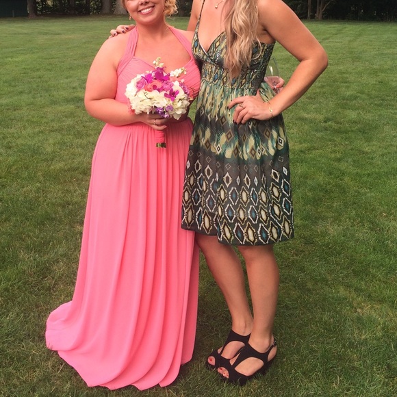 Green Patterned Dress - Picture 2 of 8